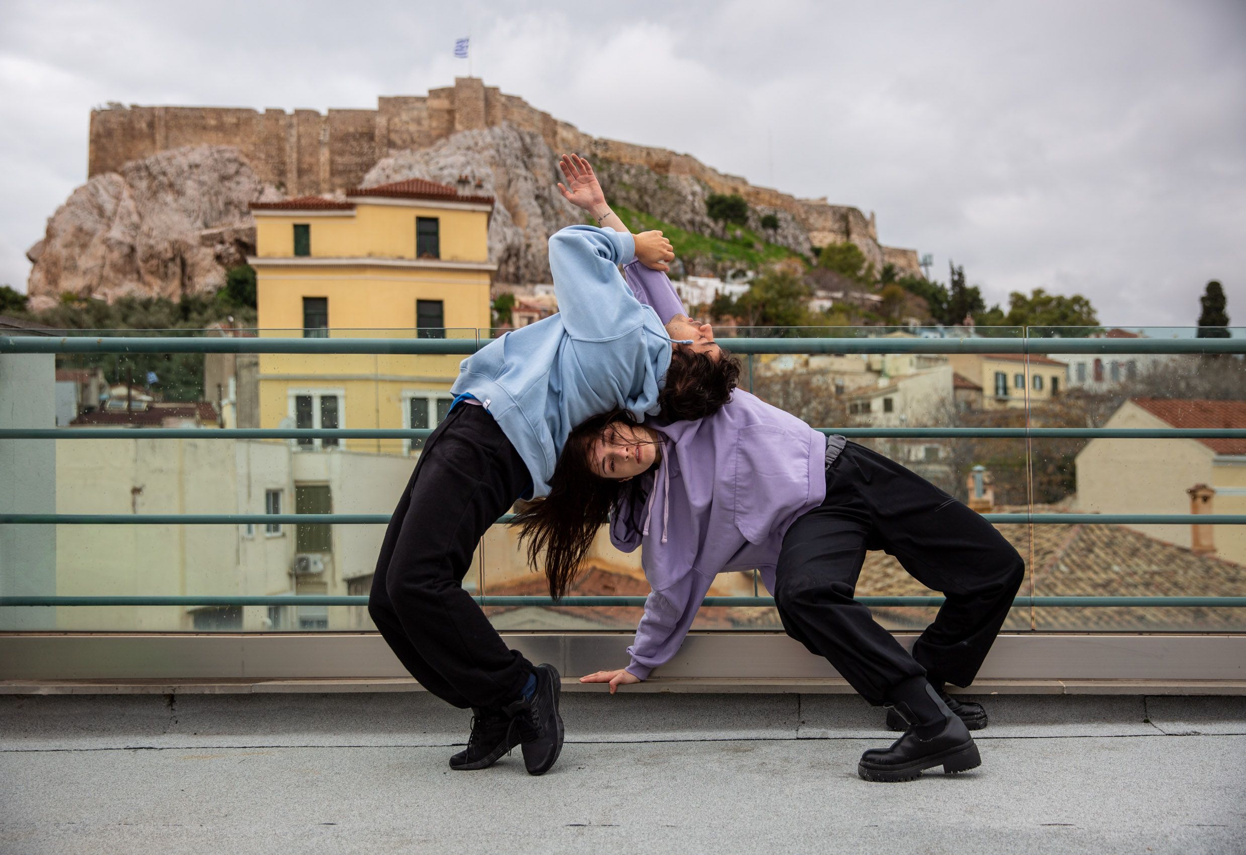 Anna Nicolaou and Giannis Economides for Dancers on Rooftops by Ben Hopper (2021)